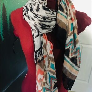 Scarf, abstract scarf
